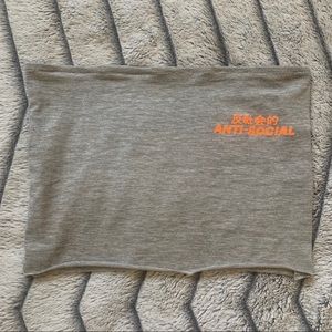 Antisocial Bandeau Top
